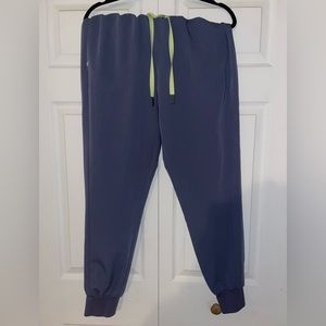 FIGS Space Navy Mari skinny jogger scrub pants- Large.